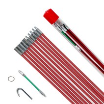 필수전공 낚시대 요비선 6mm x 1m 10p   리드파트   훅   링고리 세트, 1세트