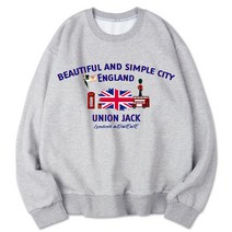 벤힛 Union Jack 세미 오버핏 빅사이즈 특양면 맨투맨