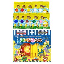 몰랑이 허니클레이 50g x 10색 + 종이나라 클레이도구 세트, 500g