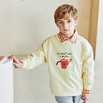 마이리틀스타 아동용 사이드 립 스웻셔츠