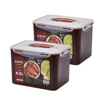 코코아락 진공밀폐 김치통, 6.5L, 2개