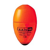 찌스 브이6 전자 낚시찌 2B VB-2BW, ORANGE, 1개