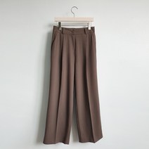 여성용 주름 포인트 통바지