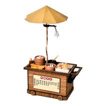 꼬미딜 DIY 미니어처하우스 동양풍 03 아침밥 가판대 + 제작도구, 혼합색상