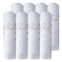 아놀드파마 유로뱀부40 세면타월 170g 16수 뱀부사, 화이트, 8개