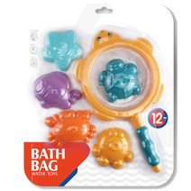 플레이그라운드 행복한 친구 낚시 목욕놀이 그물 6p huanhe0229, 혼합색상