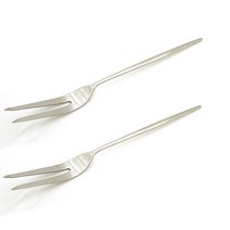 테이블아트 아벨라 요리포크, 무광실버, 2개
