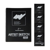 올페이퍼 스케치북 8-5000SK 5p, 8절, 25매