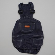 바이담수미 강아지 멜빵바지, 데님