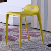 가팡 플라스틱 의자 JUGA023, 02번 옐로우, 1개