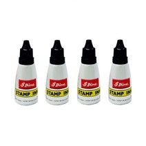 샤니 스탬프잉크 S-61 4p, 흑색, 28ml