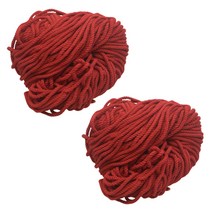 태광 마크라메 실 60합 4mm 2p, 10 와인, 91m