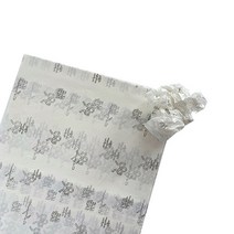 티나피크닉 꽃포장 무늬 색화지 8절, 흰색리본, 400개