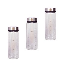 티도요 내열유리 3단 조절 양념병, 300ml, 3개