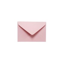미니카드사이즈 종이봉투 95 x 60mm, 분홍색, 100개