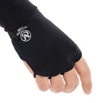 발그린 여성 골프 자외선차단 손등가리개 오른손착용, 블랙