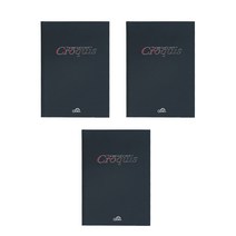 하드커버 크로키북 양장 흑색 105g, B6, 3개