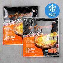 푸딩팩토리 고르곤졸라 씬피자 (냉동), 300g, 2개