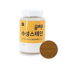 페인트인포 올바른 수성 스테인 250ml, 533 호두나무, 1개