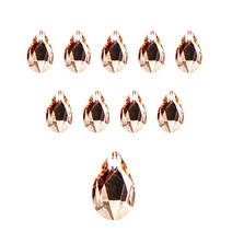 스와로브스키 페어 플랫백 네일 스톤 5 x 8 mm 2303, 빈티지로즈, 10개