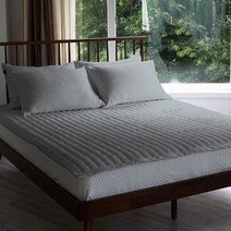 프라우반 3중직 데일리 인견 매트리스 패드, 그레이