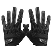 락브로스 충격방지 SBR패드 자전거장갑 S169-1, 블랙 + 그레이