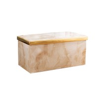 대리석 무늬 수납 스툴 60 x 35 x 35 cm, TYPE01
