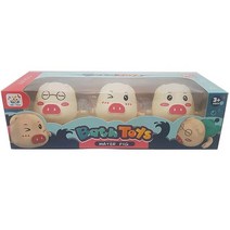 조이키즈 헤엄치는 아기돼지 삼형제 목욕놀이 완구, 혼합색상
