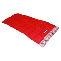 알래스카블랙 프리미엄 동계 사각 침낭, 레드