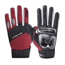 지맥스 포커스 자전거 긴장갑 세트 GMS10092, 레드