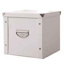 마켓에이 북유럽감성 조립식 다용도 수납함 55 x 31 x 29 cm, 화이트, 1개