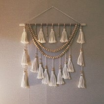 팅클유 대형 마크라메 월행잉 드림캐쳐, 아이보리