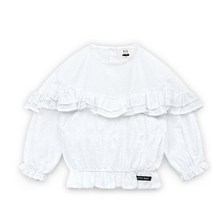 쁘띠뮤 여아용 클리어 프릴 블라우스 EMRBT08