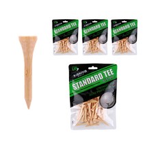 카시야골프 원목 나무 골프티 숏 200p