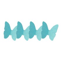 마켓감성 풍선 입체 나비 장식 세트, 하늘, 4개