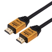 케이엘컴 4K UHD HDMI to HDMI METAL GOLD v2.0 모니터케이블, 1개, 5m
