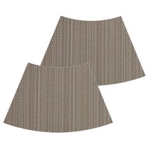 빈테리어 사다리꼴 방수 컬러 테이블매트 2p, TYPE 14, 44 x 28 cm