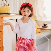 라라아망 여아용 플린 썸머 가디건