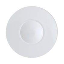 Ariane 모던디자인 고멧 원형 깊은 접시 22cm, Pure White, 6개