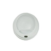 10/13온스 핫컵용 일반 종이컵 리드 타공 뚜껑 화이트, 1개입, 1000개