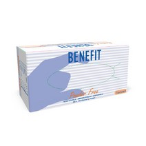 benefit 무분말 라텍스 장갑 L, 화이트 아이보리, 대(L), 1개