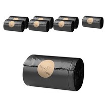 플랫폼마켓 강아지 생분해 배변봉투 스몰, 블랙, 8개