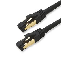 CAT8 SFTP 케이블 2m, 블랙, 1개