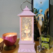 마리데코 LED 발레리나 워터볼, 핑크