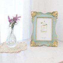 앤틱 앙뚜아네트 테이블 액자, 민트