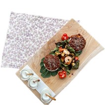메리이든 면 요루 거즈 키친크로스 행주 M 25g, 퍼플플라워, 1개