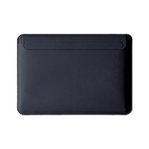 Ekeepment 레더프로 2세대 맥북 가죽 파우치, Navy Blue