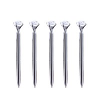 다매다매 보석 볼펜, 실버, 5개