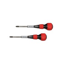 베셀 볼그립 파워 전공 드라이버 십자 빨간색 P.1 x 75 mm V220, 2개