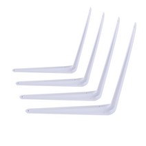 ZIO-BIZ 까치발 선반대 DIY 화이트, 4개